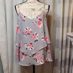 Torrid Gray Floral Camisole